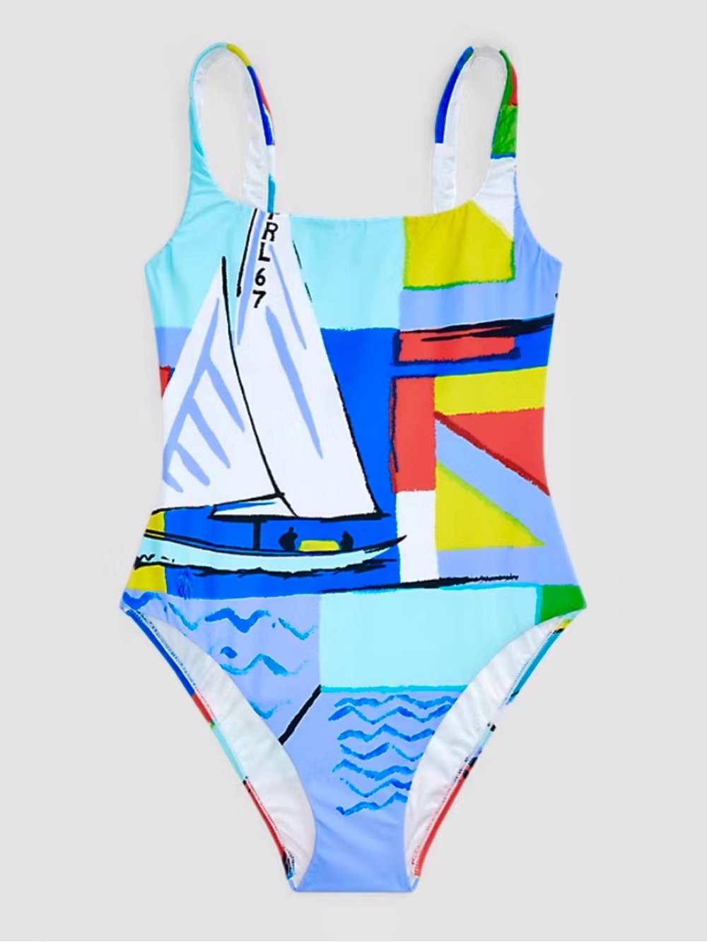 Polo Ralph Lauren Graphic-Print One-Piece